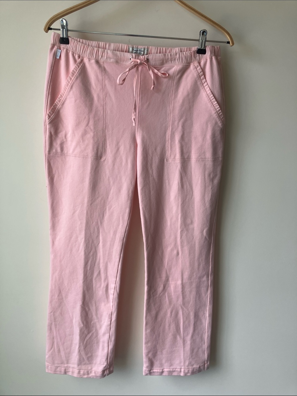 INDIGO PALMS by Tommy Bahama Light Pink Drawstring Loungewear Pants Size L NWOT